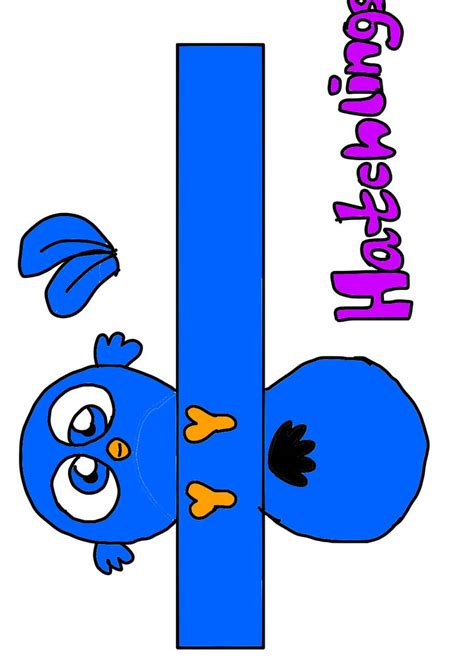 Hatchlings Template 24 Blues Jay By Angrybirdstiff On Deviantart
