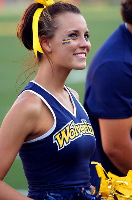 Nfl And College Cheerleaders Photos The Most Adorable Michigan