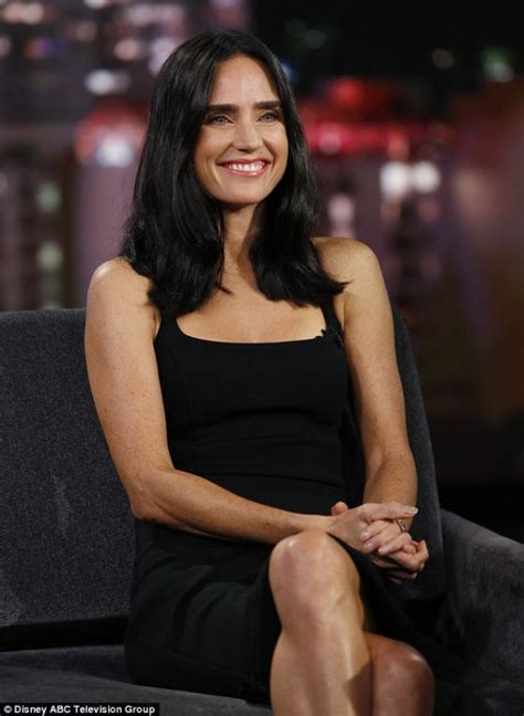 Jennifer Connelly Turns Heads In Skintight Lbd As She Appears On Jimmy