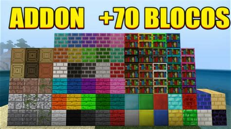 70 Novos Blocos No Minecraft Pe 1903 Innumerous Blocks Addon Mcpe
