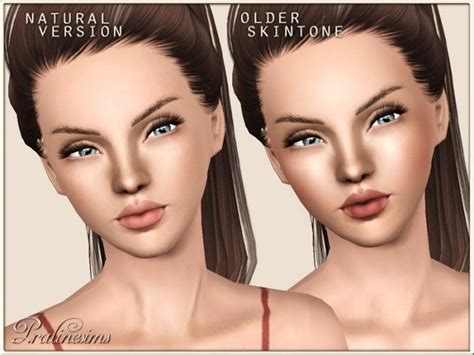 Praline Sims Pure Skin Natural By Pralinesims Sims 3 Downloads Cc