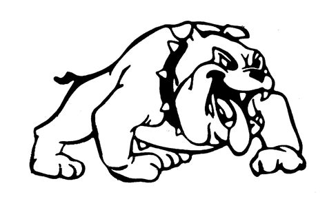Download bulldog outline clipart - Clipground