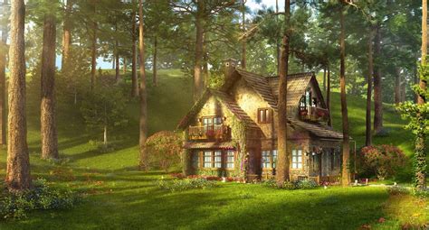Fairytale House Wallpapers Wallpaper Cave