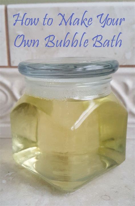 Diy Bubble Bath Tutorial For Times Mommy Needs A Timeout Recipe