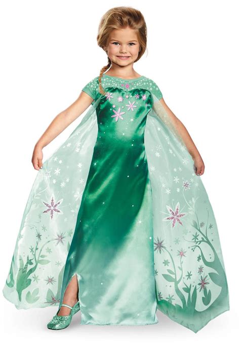 Elsa Frozen Fever Deluxe Toddler Costume Thepartyworks