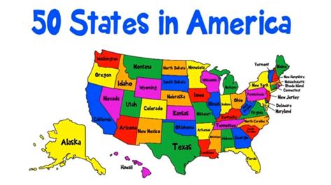 Interesting facts for each state, including the origin of the state name, most notable landmarks and historical events, geographic features, and funny laws. Fifty States Song Alphabetical Order | Fifty States of ...