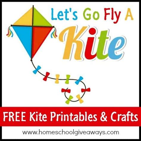 Lets Go Fly A Kite Free Kite Printables And Crafts Homeschool