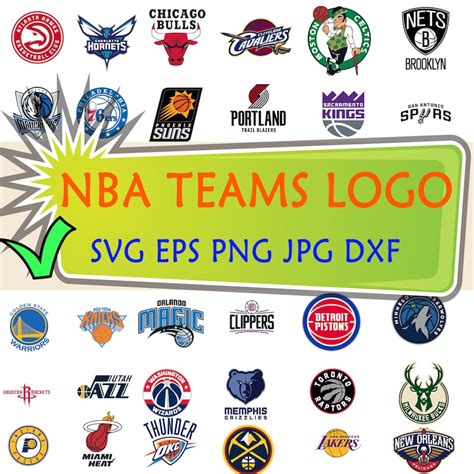 Nba Basketball Team Vector Logos Vector Download