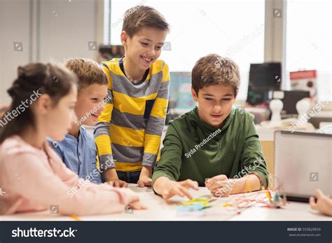 Education Children Technology Science People Concept Stock
