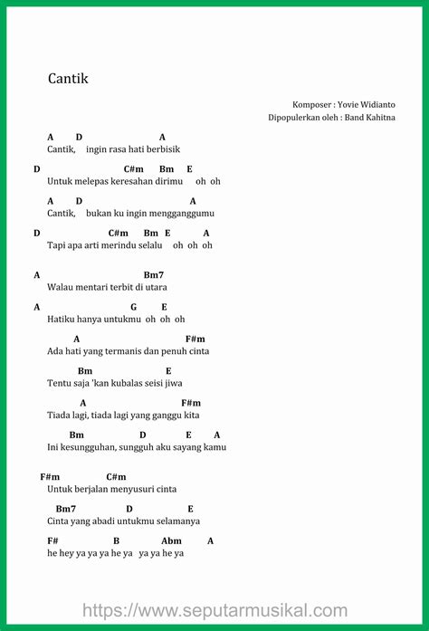lirik hanya kau yang menjadi tempat jawaban Lirik lagu sebagai kekasih