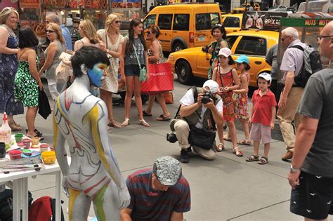 Body Painting In Manhattan Body Art By Andy Golub Play Nude Art Model Erection Min Video