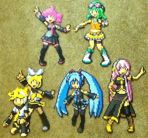 Perler Bead Vocaloid By Thewiredslain Deviantart Com On DeviantART