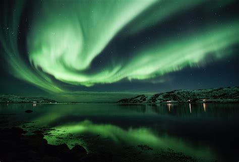 Northern Lights Norway Aurora Borealis In The Arctic Tromso
