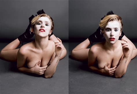 Lady Gaga Poses Nude For V Magainze Steve S Left Eye Photography