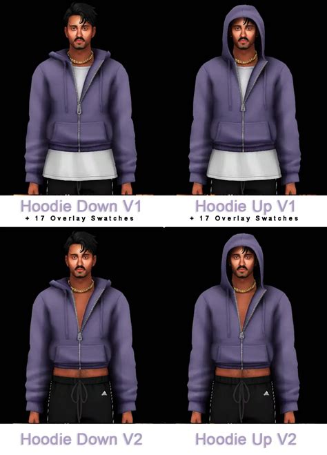 Cocoa Hoodie Set Sweater And Cardigans Sims4mods