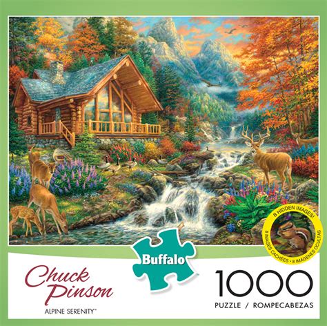 Chuck Pinson Alpine Serenity 1000 Piece Jigsaw Puzzle Buffalo Games