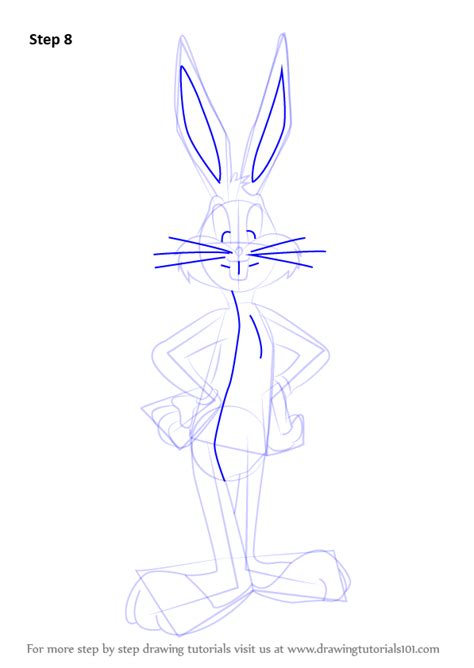 learn   draw bugs bunny  looney tunes looney tunes step  step drawing tutorials