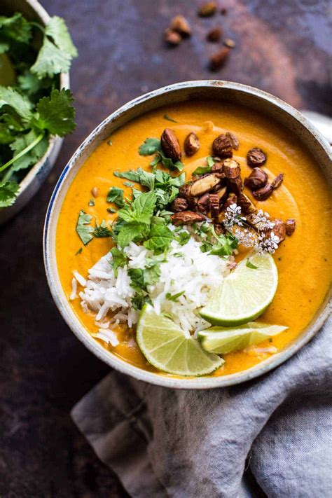 Maybe you would like to learn more about one of these? Creamy Thai Carrot Sweet Potato Soup. - Half Baked Harvest