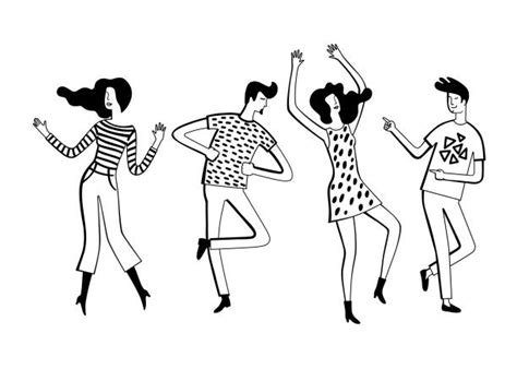 Dancing Drawings Illustrations Royalty Free Vector Graphics And Clip Art