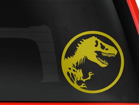 car and truck decals and stickers jurassic world logo t rex dinosaurs car truck window wall decor