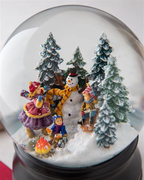 Christmas Moments Musical Snow Globe Balsam Hill
