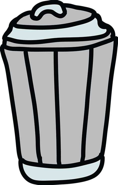 Waste Container Cartoon Animation Clip Art Cartoon Trash Can Icon Png