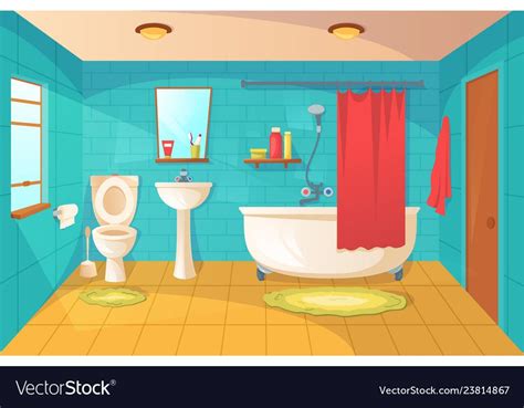 Bathroom Interior Design And Room Modern Decor Washbasin And A Toilet