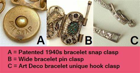 Vintage Jewelry Hardware How To Date Your Jewelry Based On