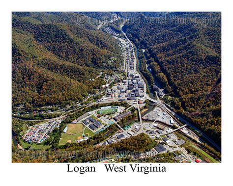 Aerial Photo Of Logan West Virginia America From The Sky