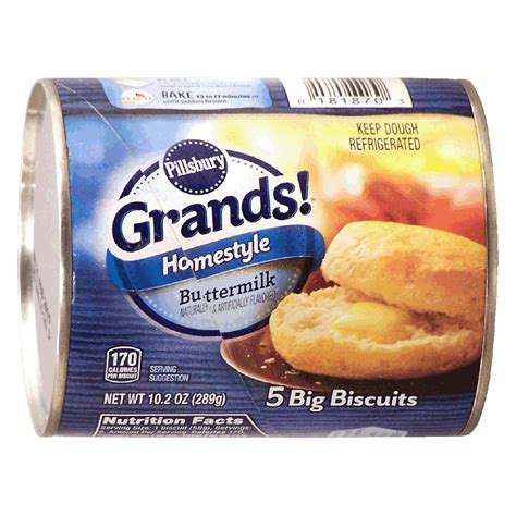 Pillsbury Grands 5 Big Homestyle Buttermilk Biscuits 102oz