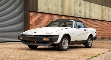 this 1980 triumph tr8 has done just 73 miles so why does it look like a junker carscoops