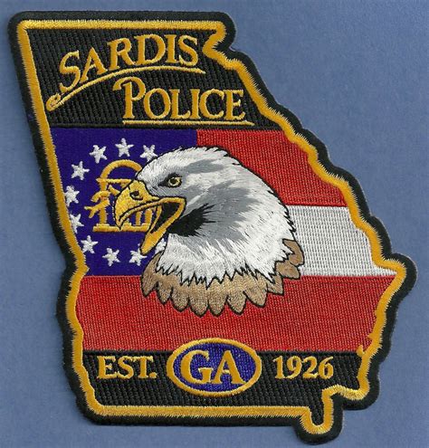 Sardis Georgia Police Patch