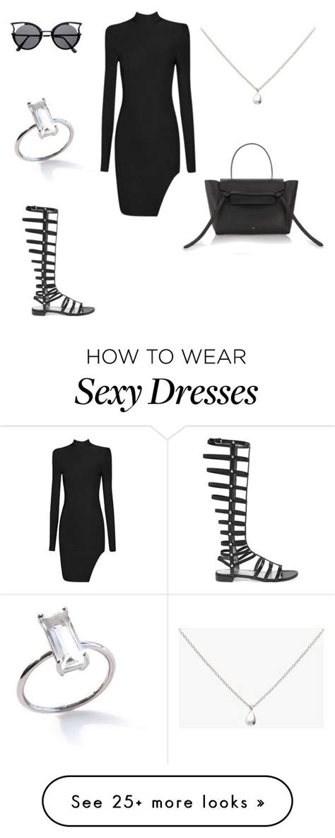 sexy and modern black by bshujewelry on polyvore featuring stuart weitzman and modern set