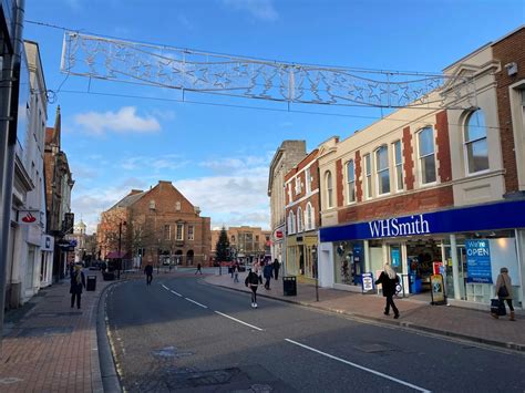 Photos Show Empty Taunton Town Centre On The First Day Of The Third