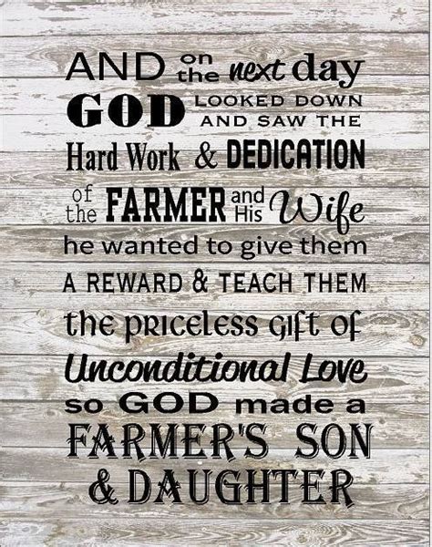 farmer son and daughter wood sign or canvas wall art christmas father s… farmer wife wood