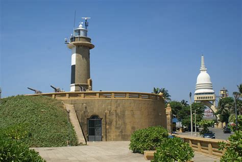 Galle Buck Lighthouse Colombo Fort Sri Lanka