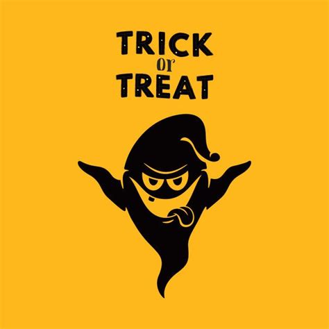 Trick Or Treat Ghost By Kiyiya Designs Trick Or Treat T Shirt Ghost