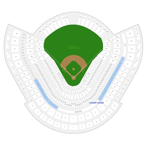 Dodgers Stadium Seat Map