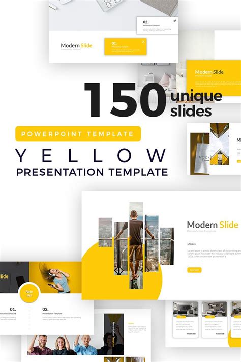 17 Ideas For Yellow Template Bomis Mockup