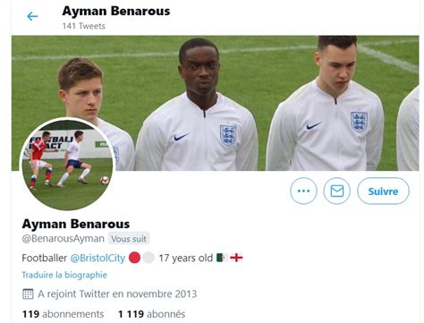 Angleterre Ayman Benarous Signe Son Premier Contrat Professionnel