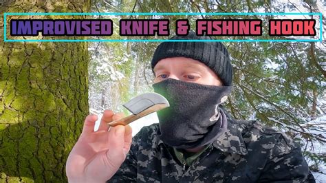 IMPROVISED Knife Fishing Hook YouTube