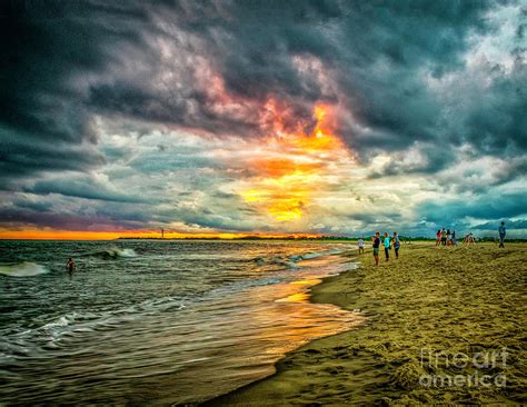 Ocean Sunset In Cape May Photograph By Nick Zelinsky Jr Fine Art America