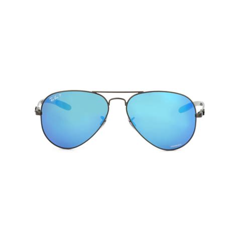 Ray Ban Polarized Blue Mirror Chromance Aviator Sunglasses 331584 Ray Ban Polarized Blue Mirror