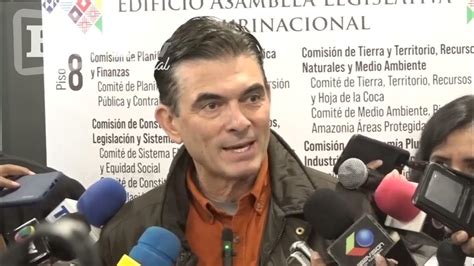 Senador De Comunidad Ciudadana Rodrigo Paz Indica Que Luis Arce Y Evo