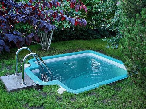 The intex swimming pool has a dimension of 96x 96x 30 inches. 20+ Wonderful Modern Plunge Pool Ideas For Small Backyard ...