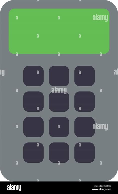 Keypad Numbers Object Vector Icon Illustration Graphic Design Stock