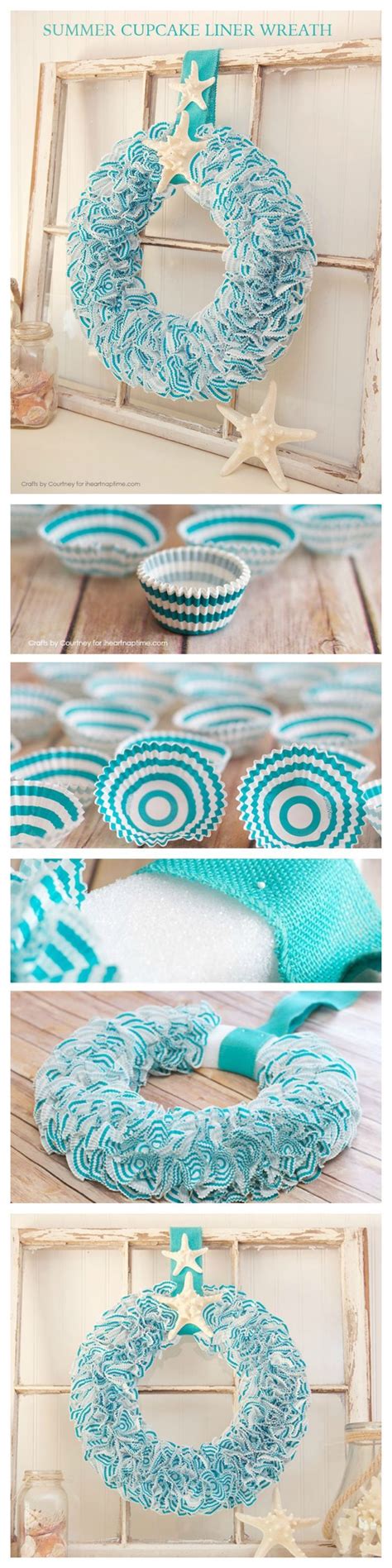 Today i am going to show you how to make your own super cute cupcake liners! DIY Wreath using Cupcake Liners | Diy wreath, Wreaths, Wreath crafts