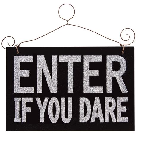 Enter If You Dare Sign Hobby Lobby Halloween Decor 2017 Popsugar