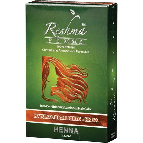 Reshma Henna Natural Highlights Hair Color 212 Oz