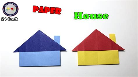 Origami House Paper Easy How To Make Origami House Paper 24 Craft